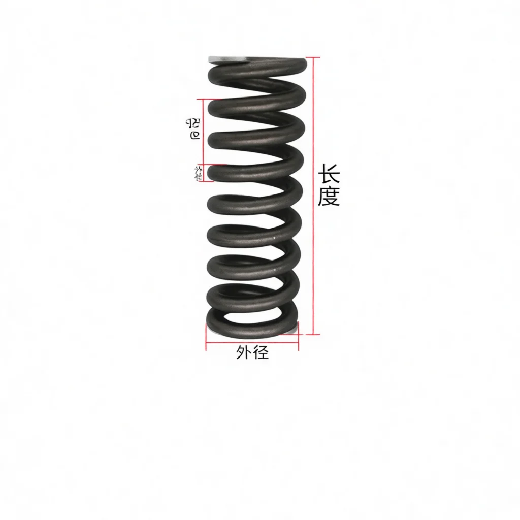 Heavy Duty Compression Spring Industrial Mechanical Coil Springs For Mining And Engineering Equipment High Load Capacity