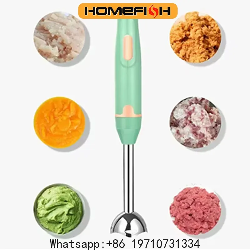 Immersion Hand Stick Blender Electric Food Vegetable Grinder Handheld Stick Mixer for Smoothies Sauces view 2