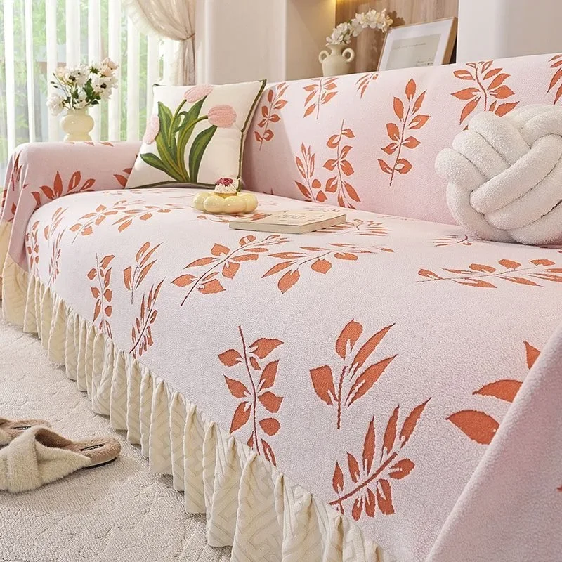 New Sofa Towel Suitable for All Seasons Universal All Inclusive Anti Cat Scratch Sofa Cushion Stain Resistant Couch Cover Cloth