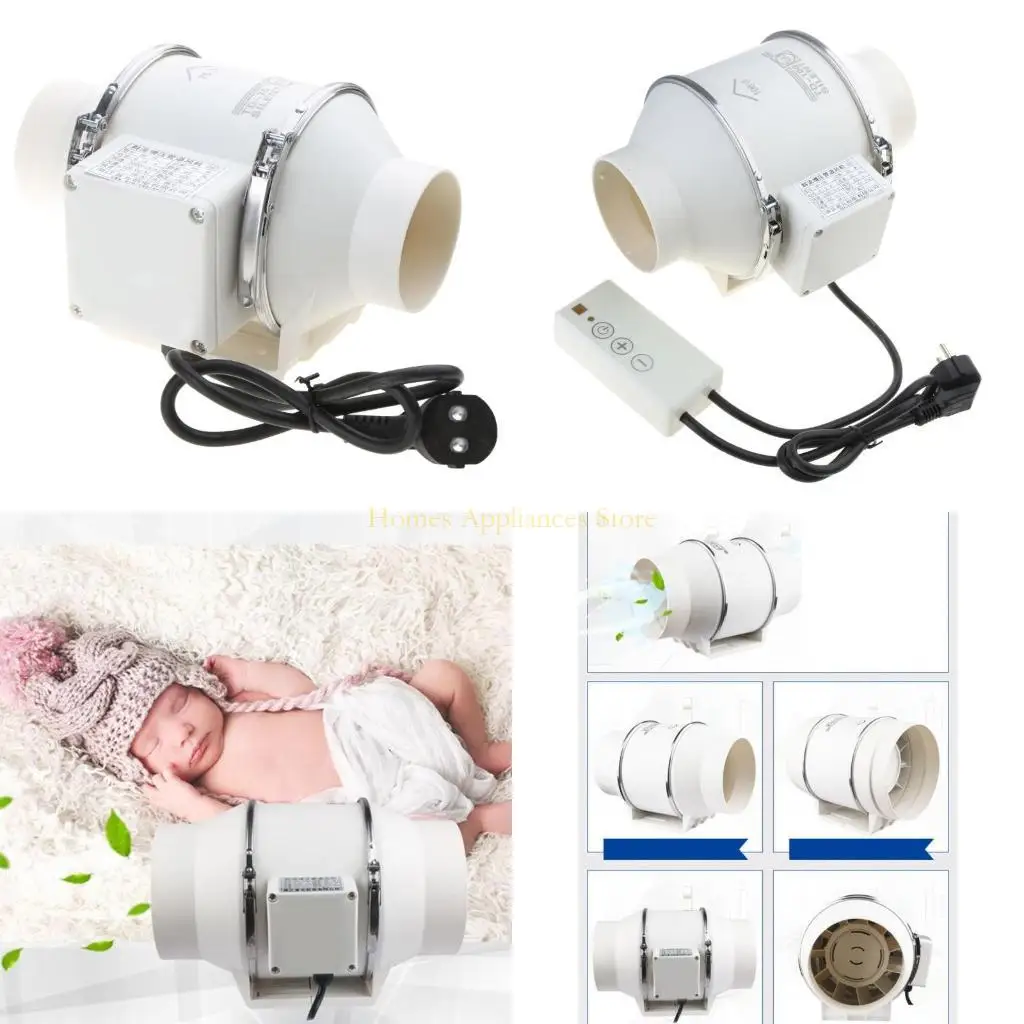 

D0ab Duct Fan Ванная комната 220 В вентиляция вентиляция кухонная уборка туалета на стене воздуха