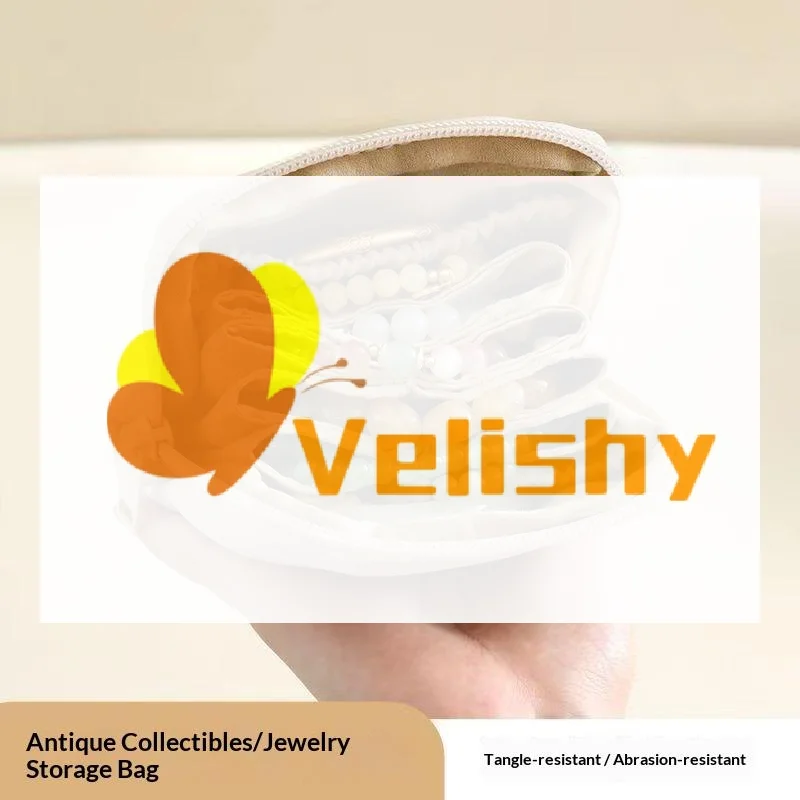 Lightweight Travel Portable Jewelry Bag Multi-layer Tassel Zipper Design Protective Pouch for Bracelets Rings Earrings Home Use