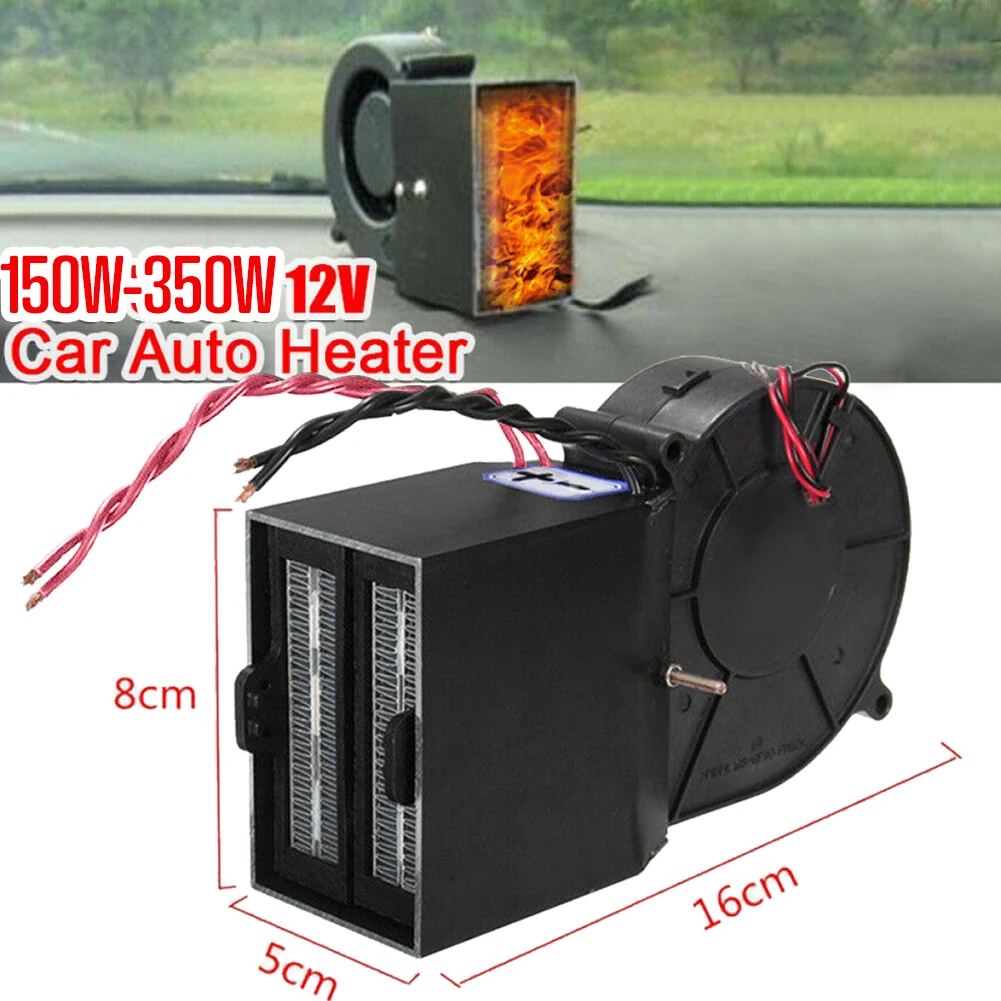 12V 50W-350W Car Heater Adjustable Winter Car Auto Heater Defroster Windshield Demister with Fast Heating Low Noise