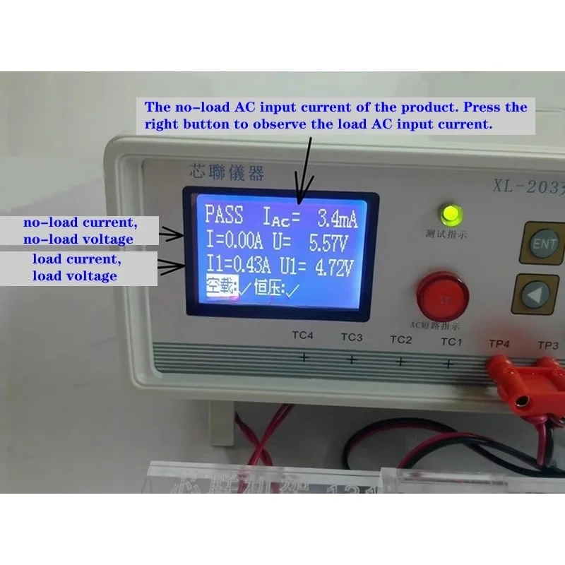 

Тестер источника питания 20В-3А, комплексный тестер зарядного устройства XL-203, испытательный стенд зарядного устройства