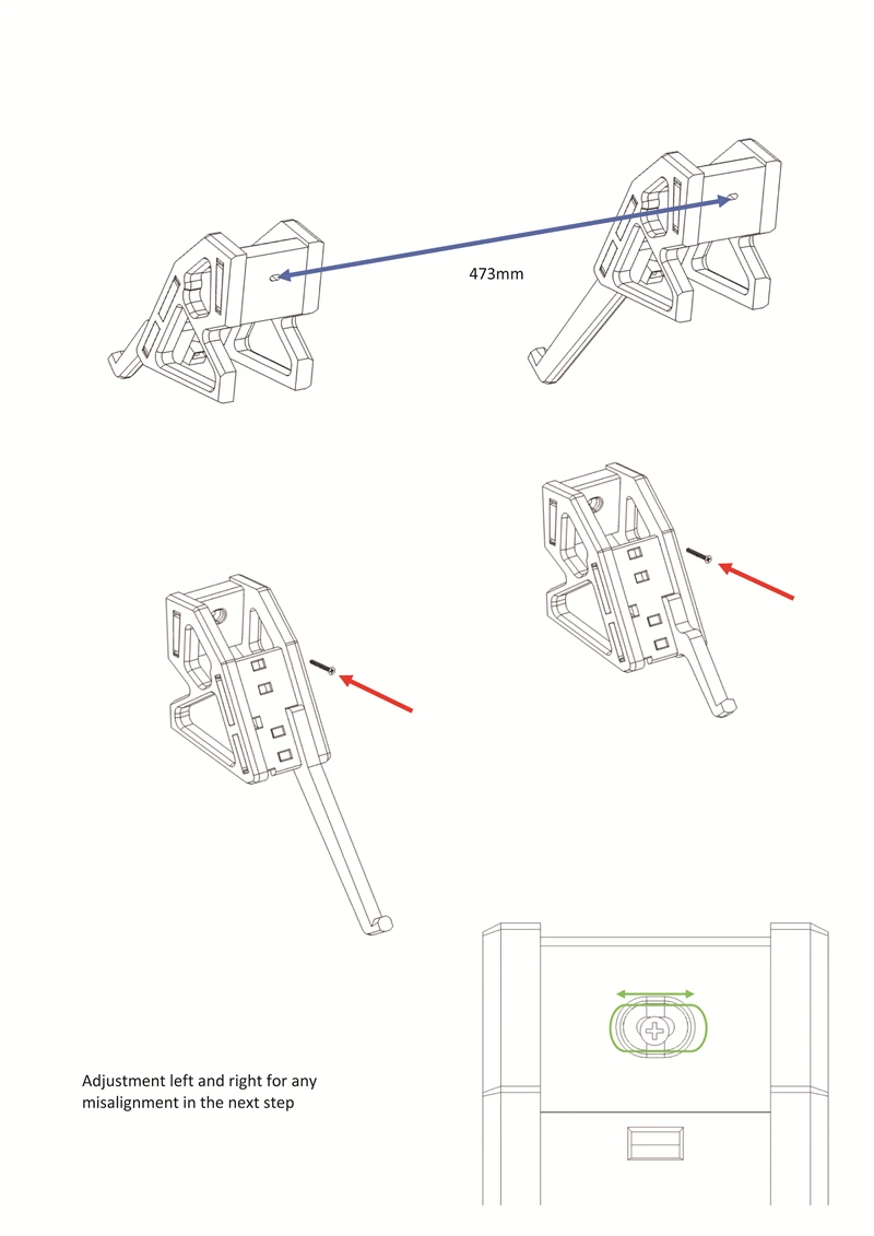 DIY Wall Mount Bracket For Lego Republican Assault Crossesr 75367 Building block Wall Display Bracket