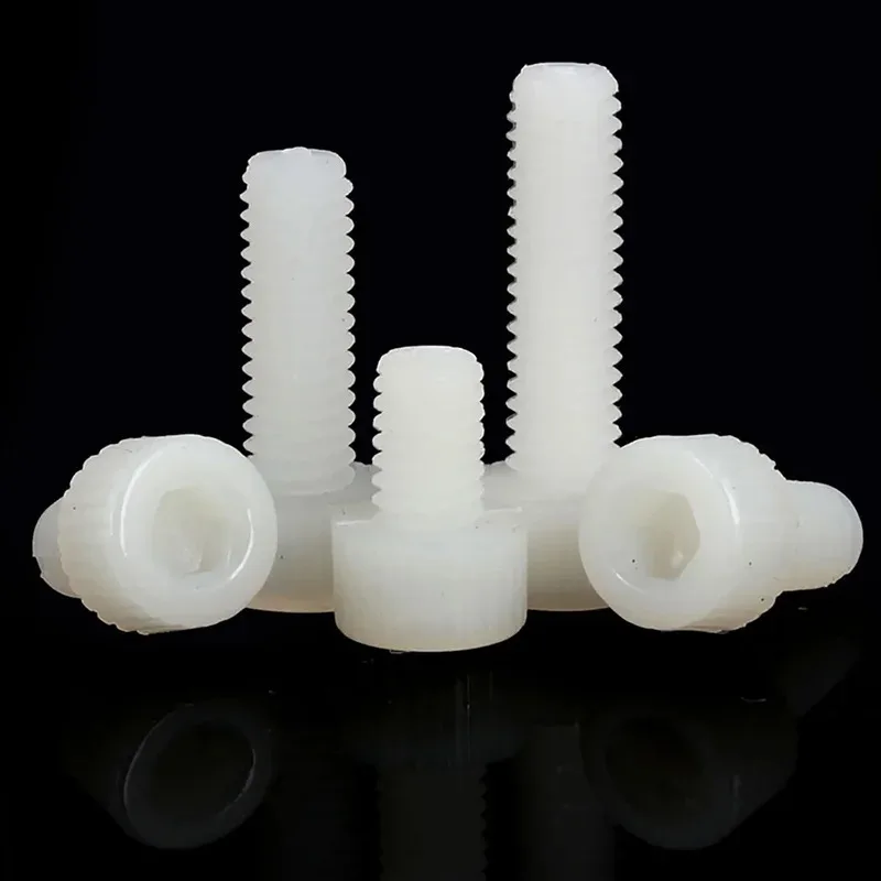 

Plastic Hex Socket Cap Screw Nylon Cylindrical Head M3 M4 M5 M6 M8 M10 M12