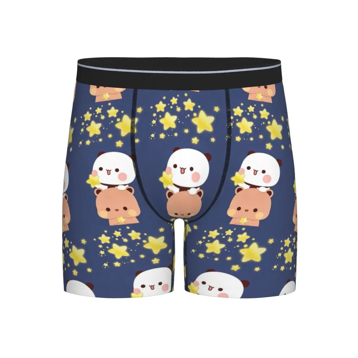 

Long Boxer Underpants Shorts Bear And Panda Bubu Dudu Panties Men Soft Underwear for Homme Man Boyfriend Gifts