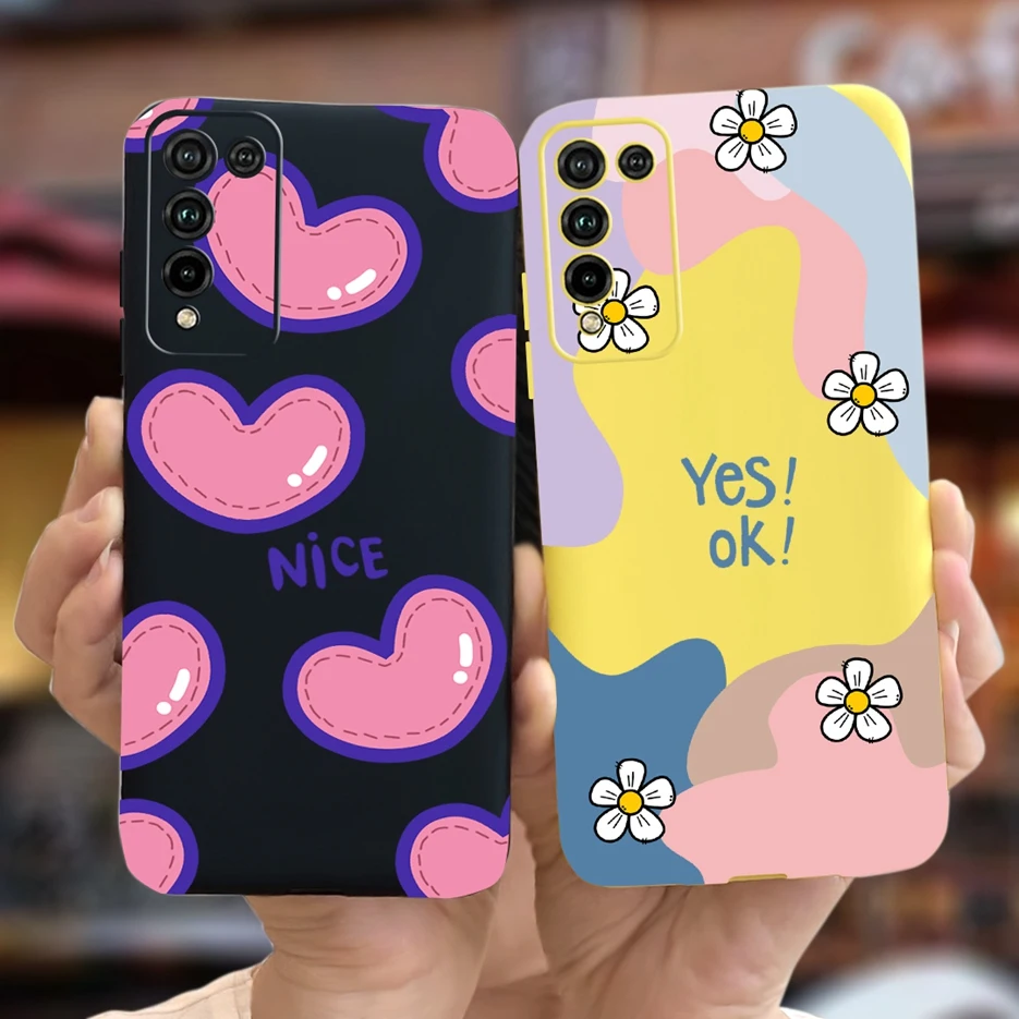 Luxury Art Painted Cover For Huawei Honor 10X Lite Case DNN-LX9 Soft TPU Phone Case For Honor 10X Lite 10 X Lite Back Cover Capa