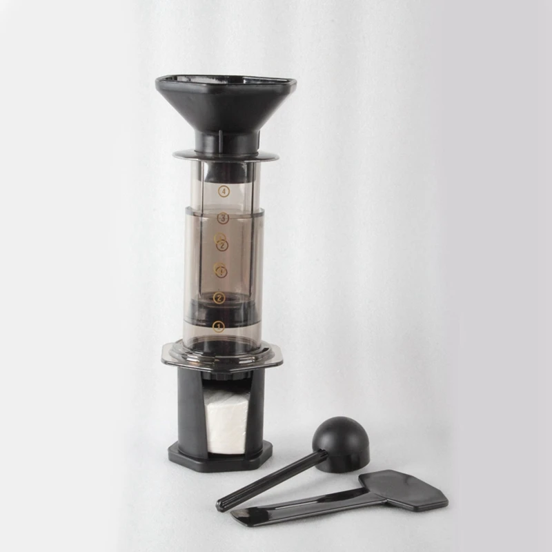 1Set Hand Brewed French Press Pot Hand Press Drip Filter PP For Office Home Travel Camp Coffee Maker