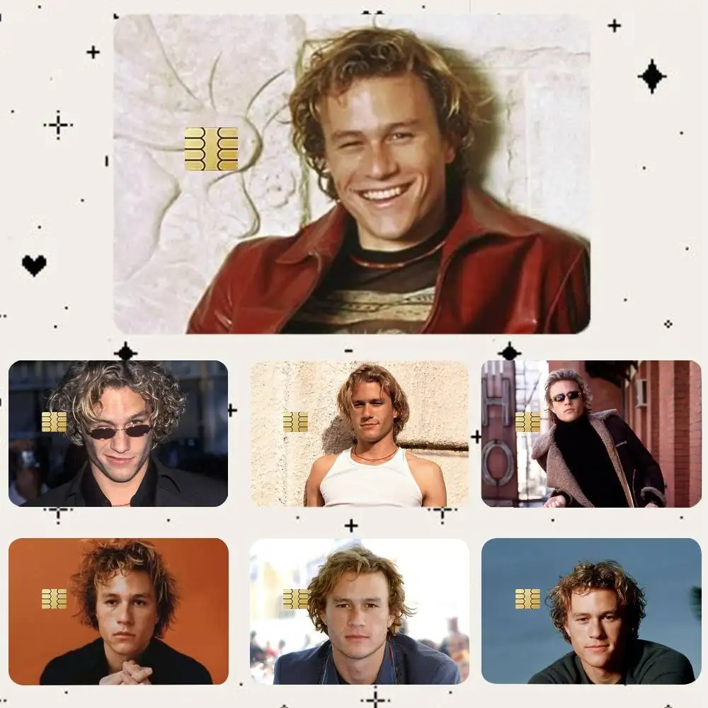 

H-Heath Ledger HD Waterproof Card Skins Protective Stickers for Credit Bank Game Cards