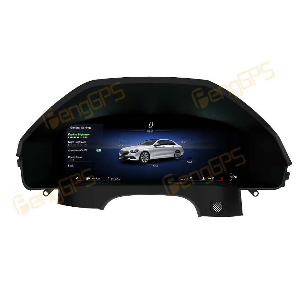 

For Mercedes Benz E Series W212 W207 NTG 4.5 4.0 Car LCD Dashboard Digital Cluster instrument 12.3 inch QLED Panel Linux System