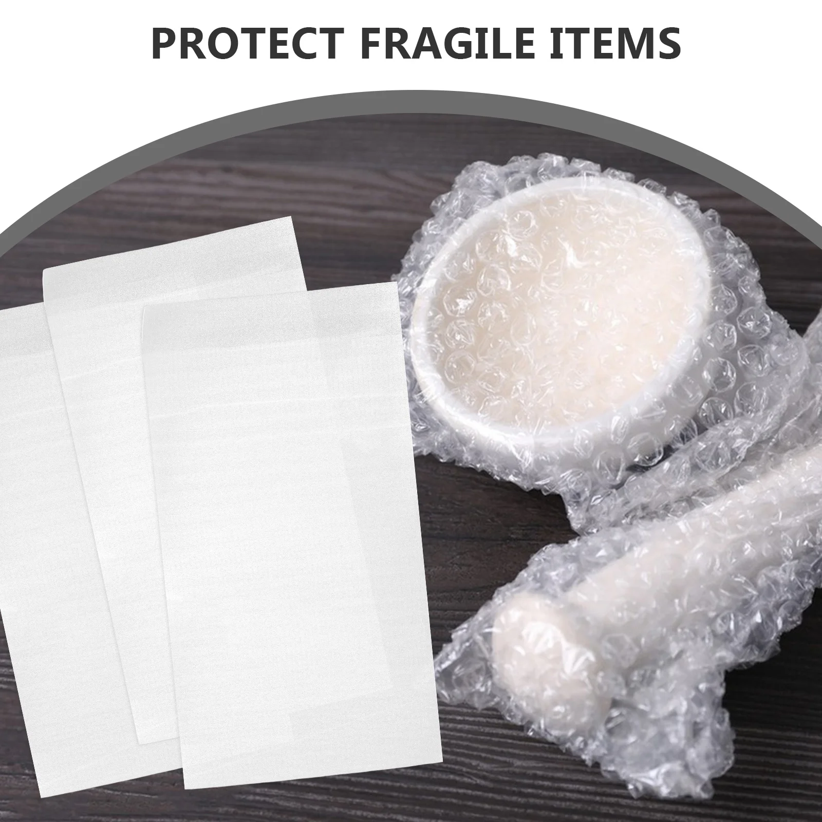 100Pcs Pearl Cotton Bags Moving Supplies for Fragile Items Glassware Shipping Protective Packing Sleeves Lightweight Packaging