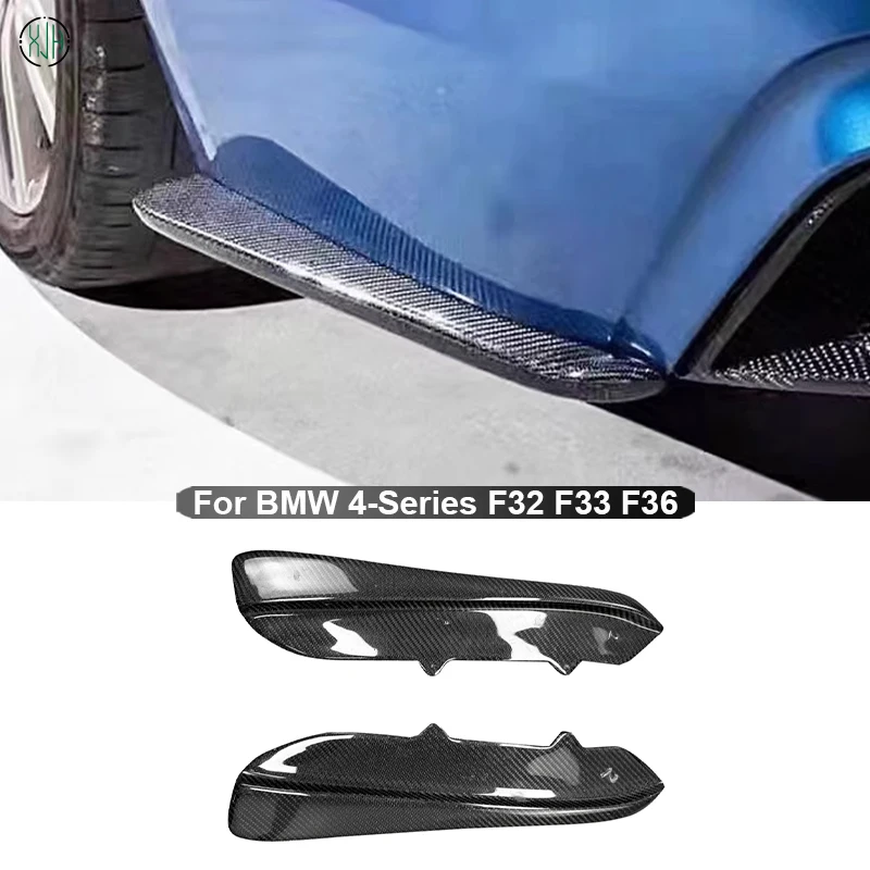 

Carbon Fiber For BMW 4 Series F32 F33 F36 M Sport 2014-2019 Car Rear Bumper Splitters Lip Diffuser Canards Flaps Apron Body kit