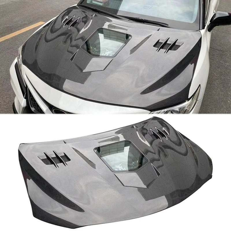 

Carbon Fiber Hood Body Kit For Toyota Camry 8th 2018-2021 Carbon Fiber Bonnet Hood Scoop Car Engine Cover