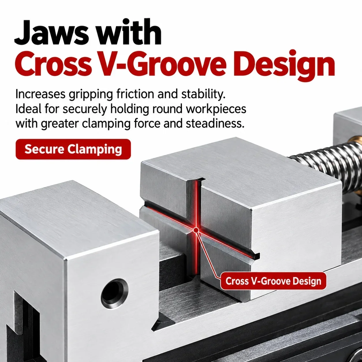 Precision Sine Vice, 0-60° Tilting Rotary Adjustable Angle Quick-Action Flat Jaw Vise for Grinding Machine