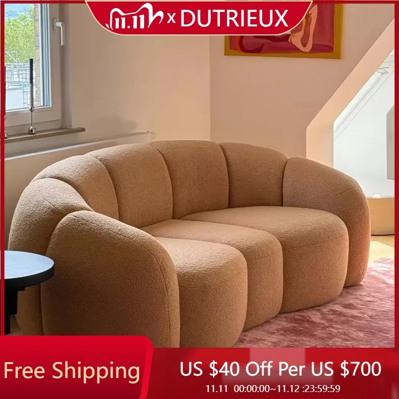 

Love Seat Floor Living Room Sofas Curved Modern Comfortable Interior Living Room Sofas Fashion Koltuk Takımı Trendy Furniture