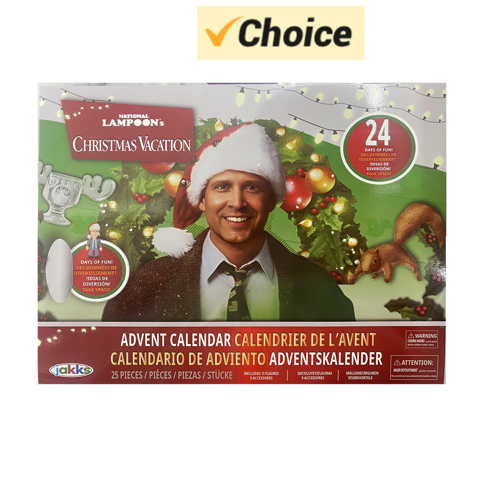 

2024 Popular Crazy Christmas Holiday Advent Calendar Gift Includes 24 Gifts, Christmas Holiday Figures And Accessories