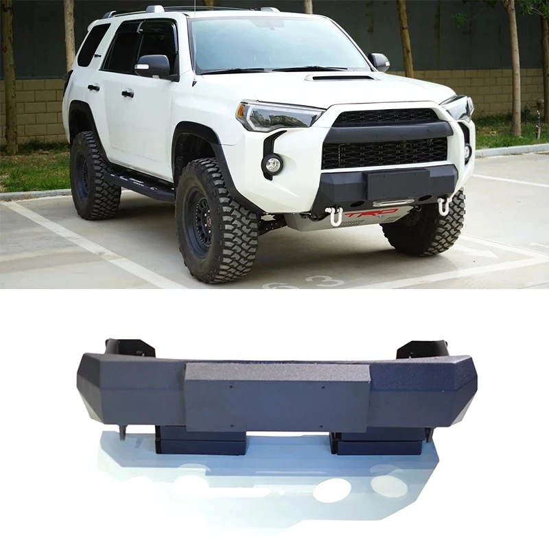 

Для Toyota 4Runner передний бампер марганцевая сталь стиль лебедки маленький бампер 4Runner гриль сверхмощные защитные аксессуары
