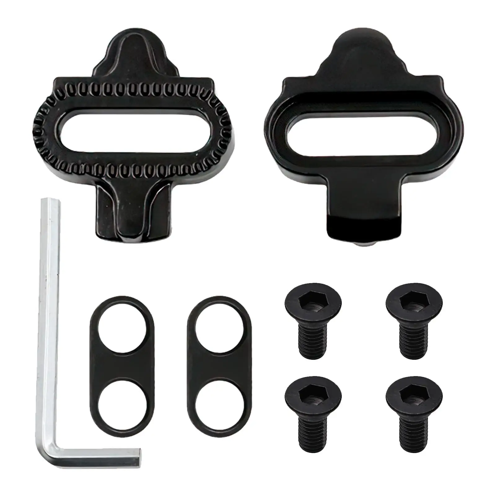 AliExpress DOMEN MTB Bike Shoes Cleats Shimano SH51 SPD MTB Cleats Multi-Release Bike Pedal Clips for Cycling Shoes Clips Set Bicycle Accessories