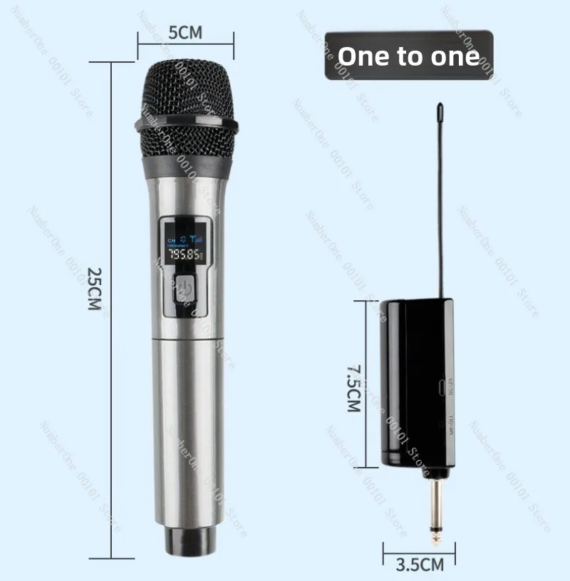 Wireless universal microphone | Sound card, audio amplifier, mixer, live karaoke and Douyin are universal