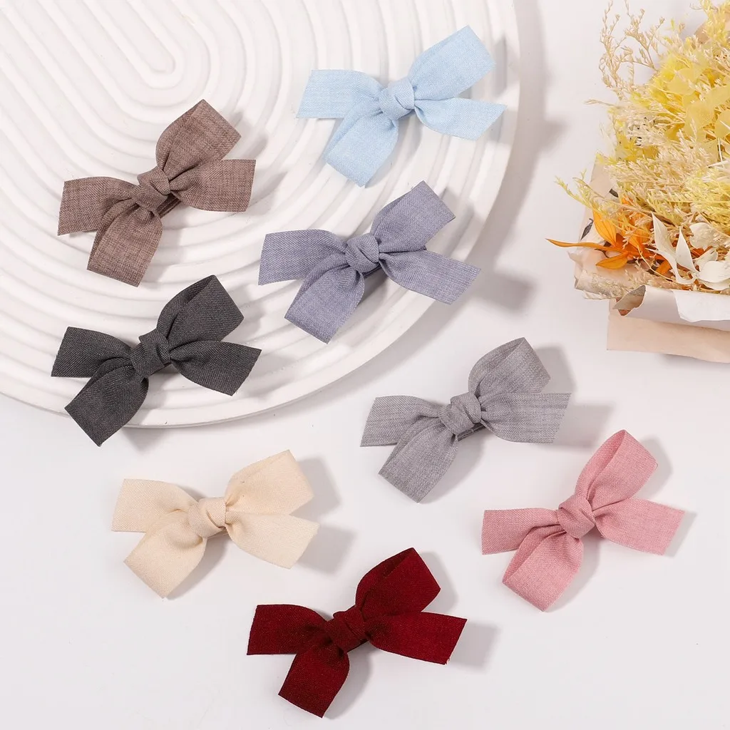 Zufällige Farbe, 24 Stück, solide Haarnadeln für Mädchen, Nylon, sichere Haarspange, Haarspangen für Kleinkinder, Kinder, Haarschmuck