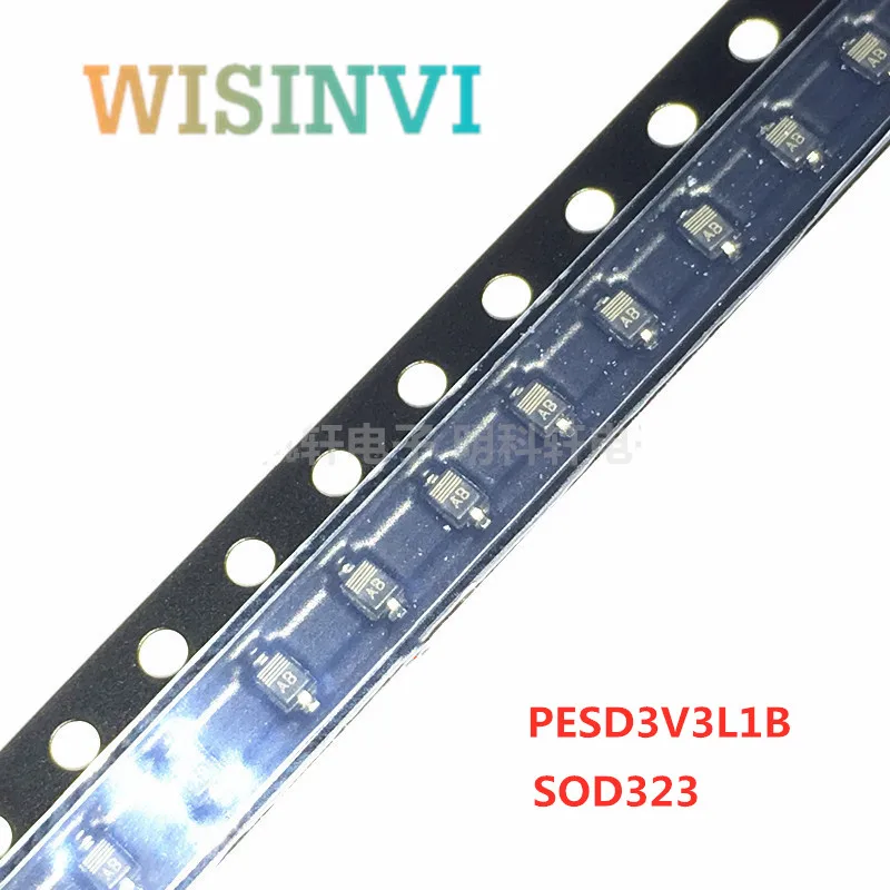 

50PCS 3.3V 5V 12V 15V 24V SMD PESD3V3L1BA marking AB PESD5V0L1BA AC PESD12VL1BA AD PESD15VL1BA AE PESD24VL1BA AF SOD323 ESD/TVS