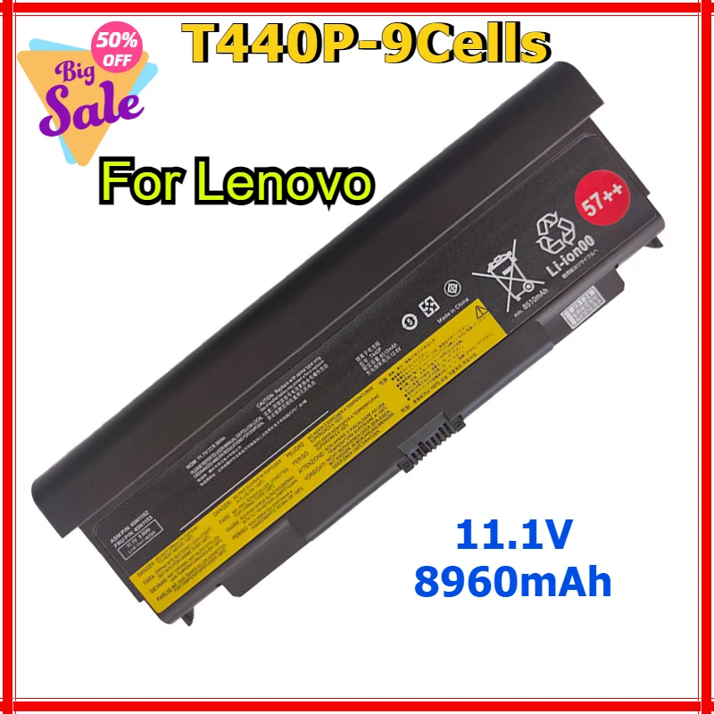 8960mAh Laptop Battery for Lenovo ThinkPad T440P T540P W540 L440 L540 45N1152 45N1153 45N1149 45N1152 45N1145 45N1160 57++