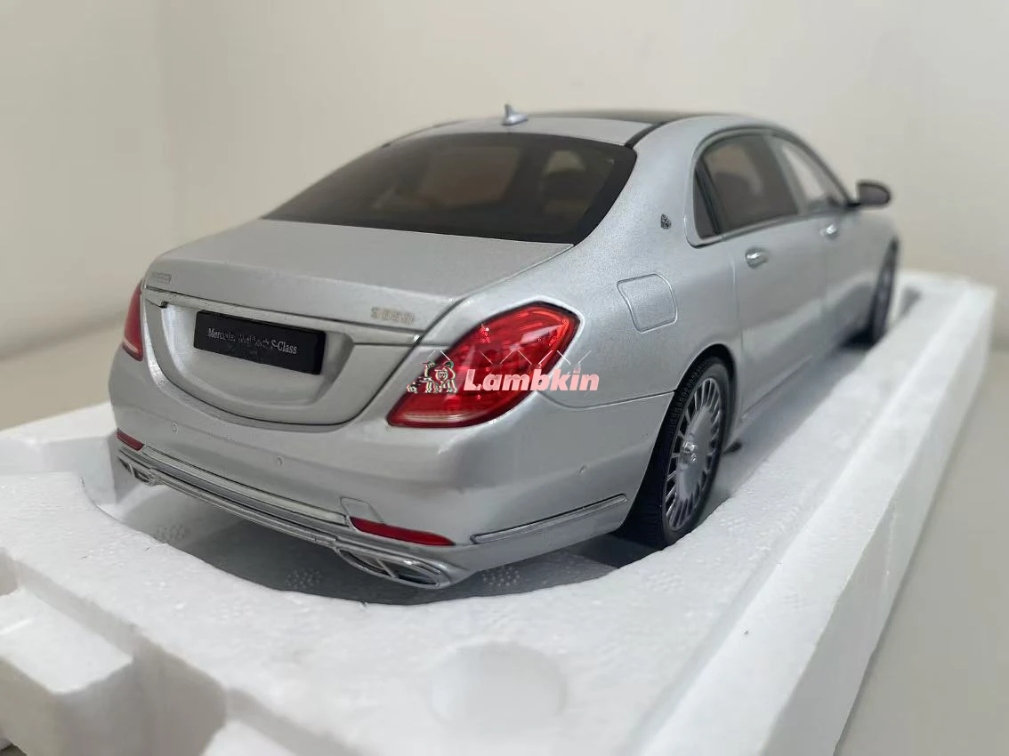 Rare Car Defective Special Almost Real 1:18 benz-s650 maybach S-Class S650 W222 2019 Model Cars Collectibles Gifts Miniature