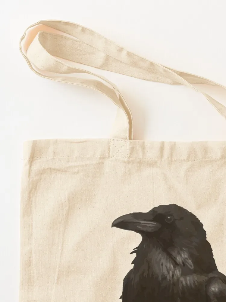 Crow Tote Bag para mujer, bolso de compras de gran tamaño, bolso de compras de lona