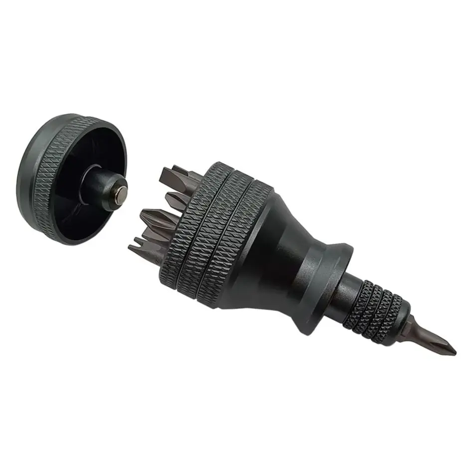 

Precision 7 in 1 Short Screwdriver Set Magnetic Detachable Multifunctional Removable Bit Metal Screw Driver Kit 15set/lot