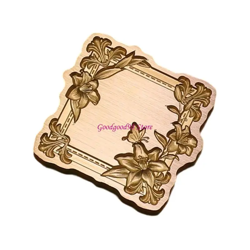 Brass Wax Seal Stamp Head Embossed Artwork for Wedding Decorations