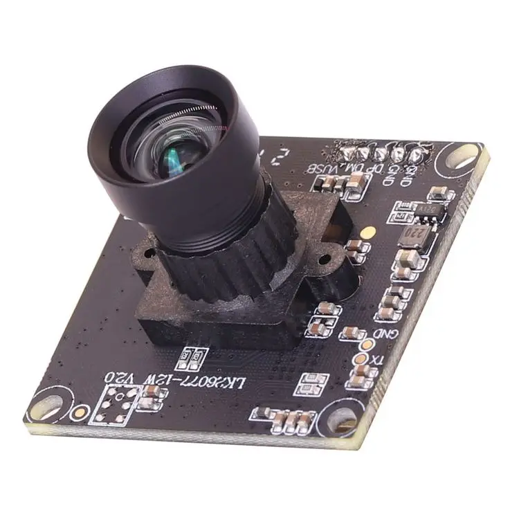 IMX577 4K12MP Industrial PCBA Camera Module 38mm 6mm 60Degree Distortionless 120fps UVC Android Face Recognition USB Features