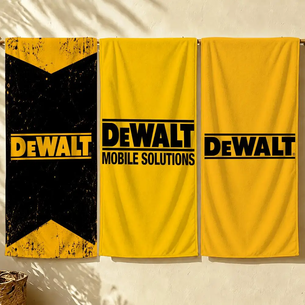 Family Tool Box D-DeWalt Cool Towel Beach Towel Quick Dry Absorbent Bath Towel For Swimming Gym Camping Outdoor Sunbathing