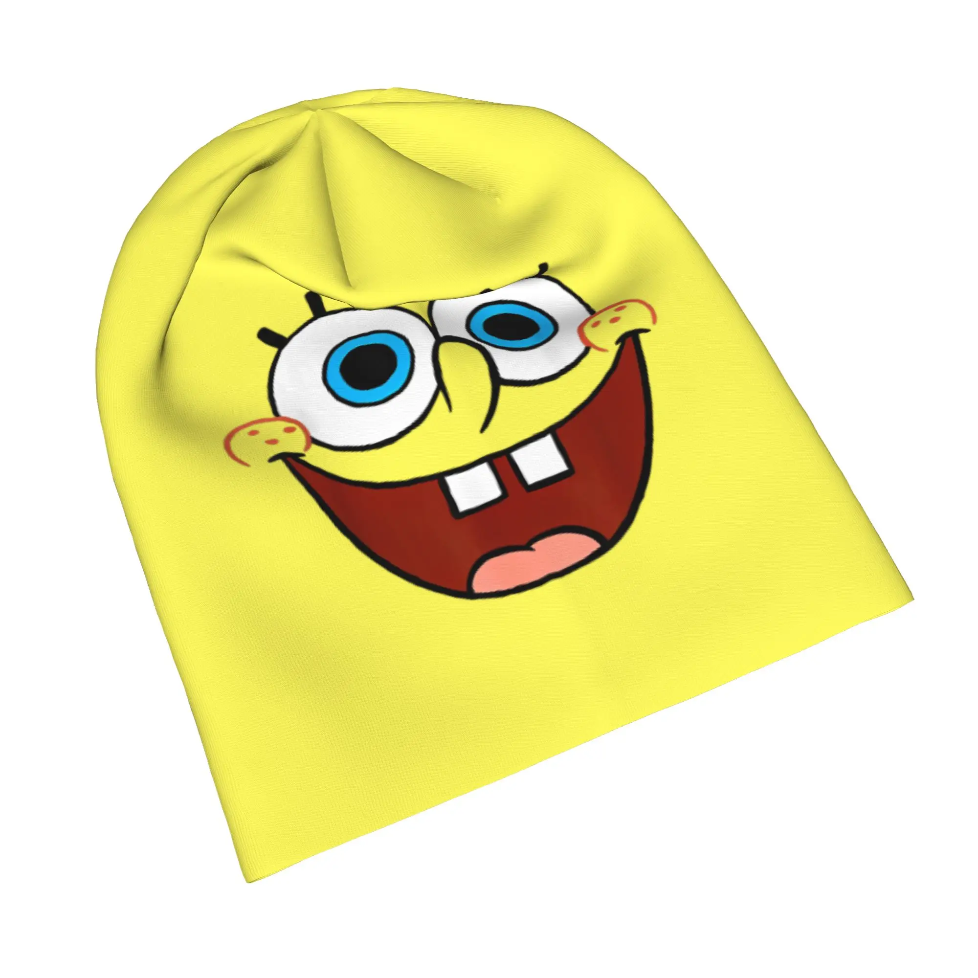 Spongebobed SquarePants Cap  Fashion Adult Outdoor Skullies Beanies Hat Summer Warm Thermal Elastic Bonnet Knitted Hat