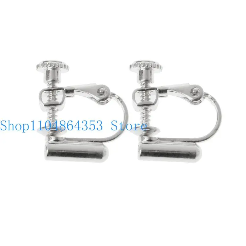 

652F 1 пара конвертеров для сережек-клипс. Уши без пирсинга превращают любые серьги в клипсы.