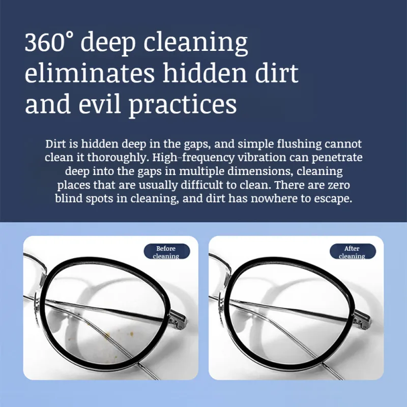 آلة تنظيف منزلية صغيرة ، صندوق تنظيف ، آلة تنظيف البقع الزيتية ، آلة تنظيف النظارات ، المجوهرات والألعاب