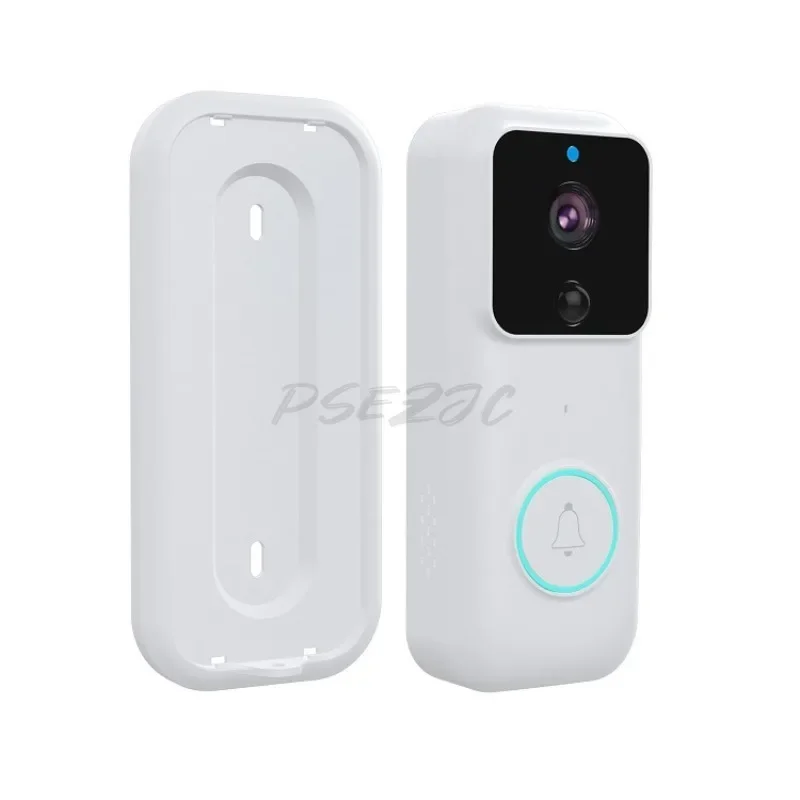 Sonnette de porte intelligente avec caméra de sécurité sans fil, interphone visuel, sonnette de porte, WiFi, stockage en nuage, IP, HD, 1080P, B60