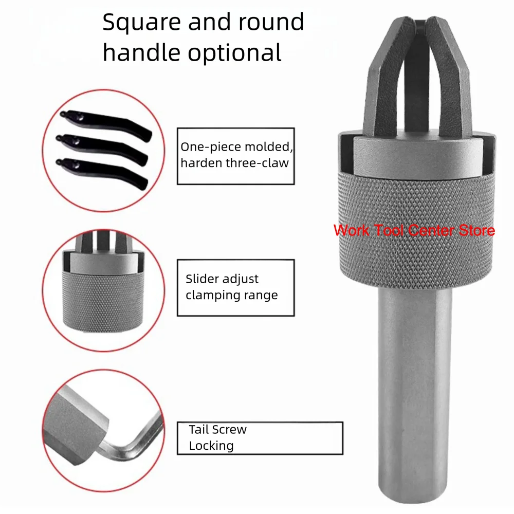 Quick-grip Collet Chuck 3 Three Claws Jaw Puller Clamp Range 5-55mm Auto CNC Lathe Center Machine Tool Holder Snap Parts Plier