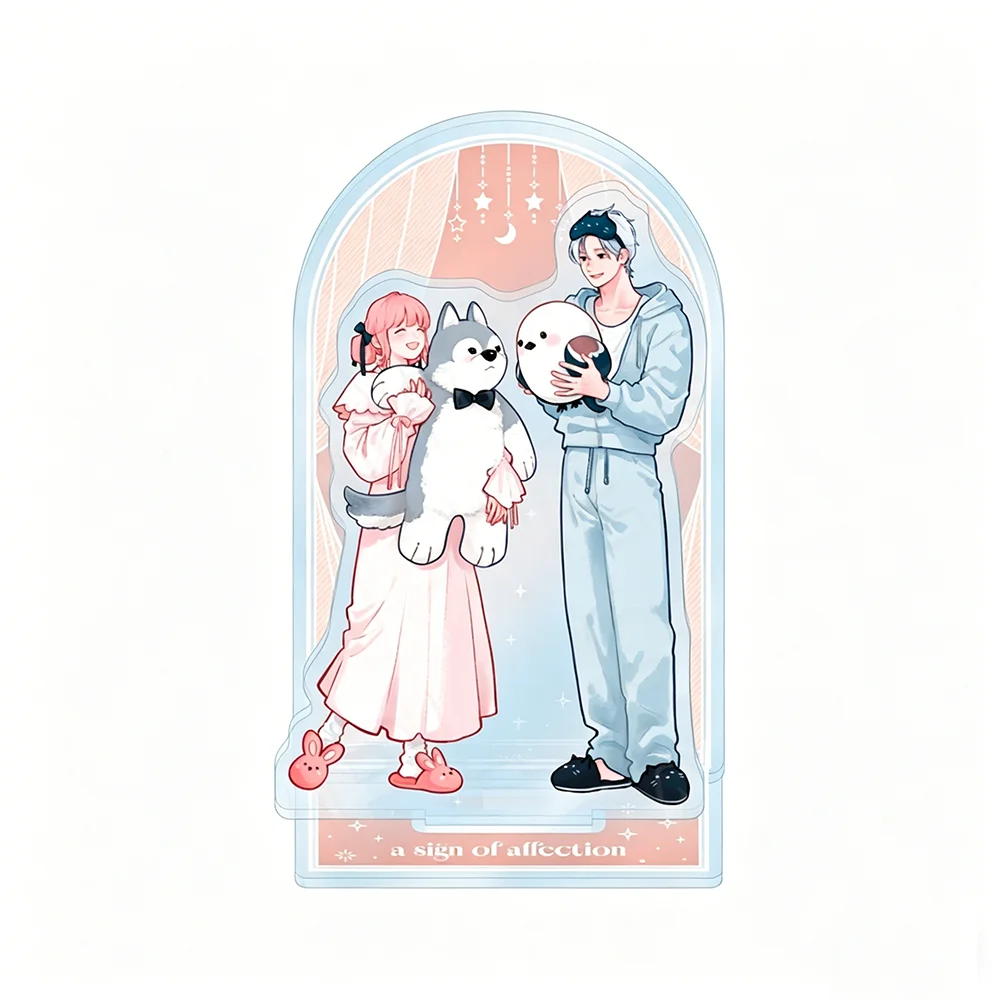 Anime A Sign of Affection 2026 New Acrylic Standee Keychain Yuki Itsuomi Q Version Chibi Cartoon Figure Character Merch