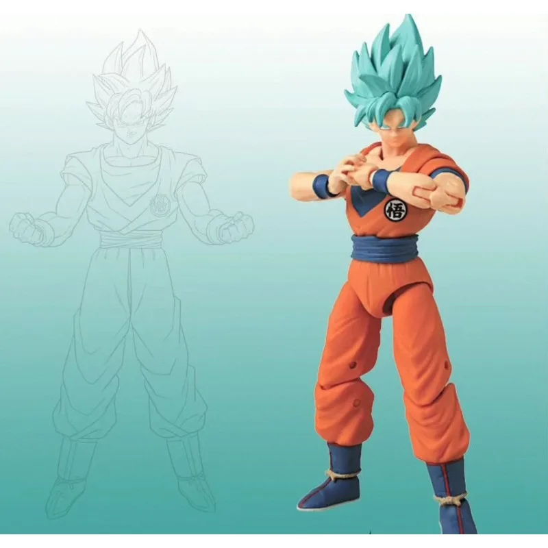 In Stock Bandai Dragn Ball Dragon Stars Serles Super Saiyan Blue Goku Action Figures Desktop Figures Models Anime Characters - view 6