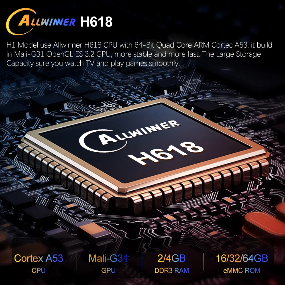 مجموعة توب بوكس ، Allwinner ، H618 ، Android 12 ، 8K فيديو ، مشغل وسائط 4K ، Android ، HDR10 ، BT5.0 ، Wifi6 ، Google Voice