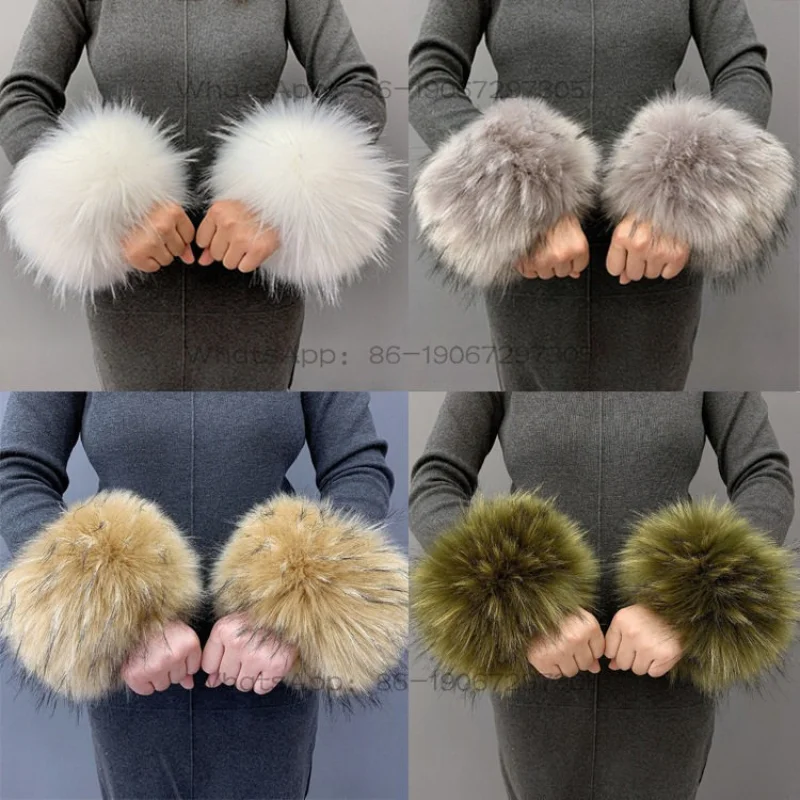

Wrist Guards, Fluffy Sleeves, Imitation Fur, Hand Rings, Women's Imitation Rabbit Fur Bracelets, Cuffs.
