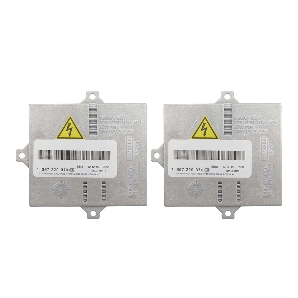 

1307329074 Pair for 02-07-BMW E46 E63 E64 650I 330Ci M3 X3 Xenon Ballast HID Headlight Bulb Control Unit Computer Module