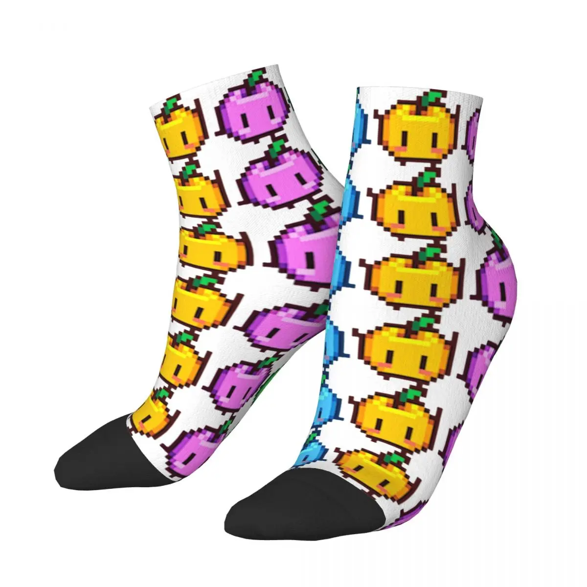 Stardew Valley Junimo Plush Socks Harajuku Super Soft Stockings All Season Socks Accessories for Man's Woman's Christmas Gifts