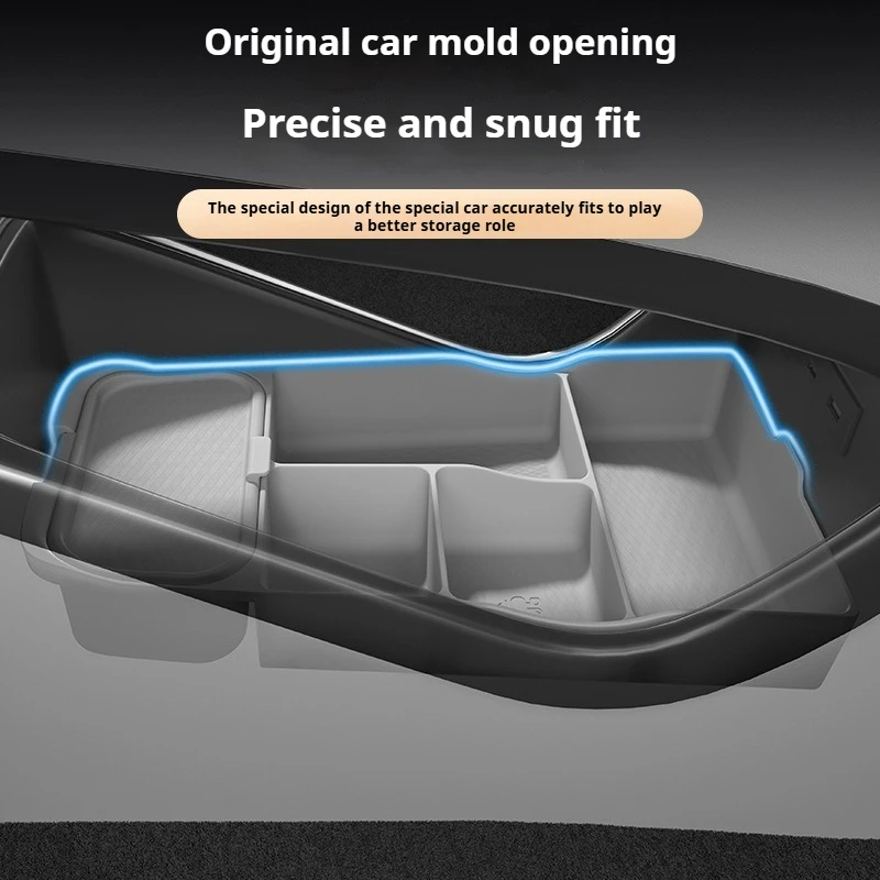 Car The First Generation Central Control Lower Storage Box for 2024 Denza D9 Glasses Storage Box Car Accessories Interior Modify
