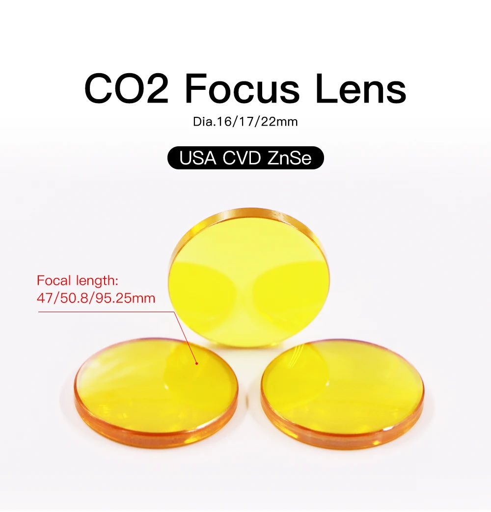 USA-Fokuslinse CVD ZnSe China PVD II-VI INFRAROT Durchmesser 12 15 18 19,05 20 mm FL 50,8 mm für CO2-Lasergravur-Schneidemaschine – Detail 10