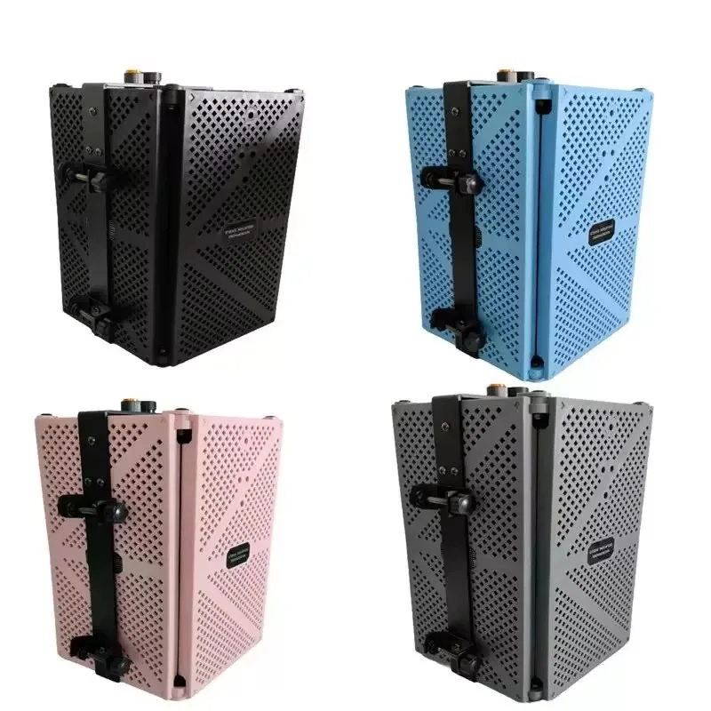 Five-Door Recording Studio Microphone Stand Anti-Spray Net Anti-Noise Reduction Board Sound Insulation Cover-Foam Metal Material