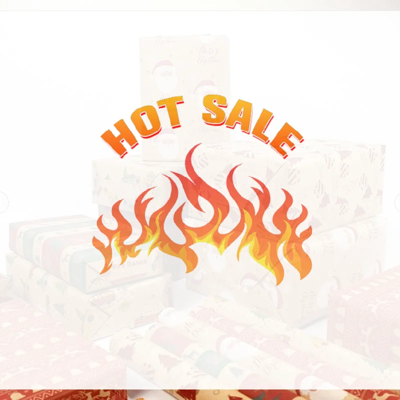 1 Roll Christmas Wrapping Paper - Cute Deer Design, Planners And Brokers, Suitable For Presents, Handmade Gifts, Gift Wrapping