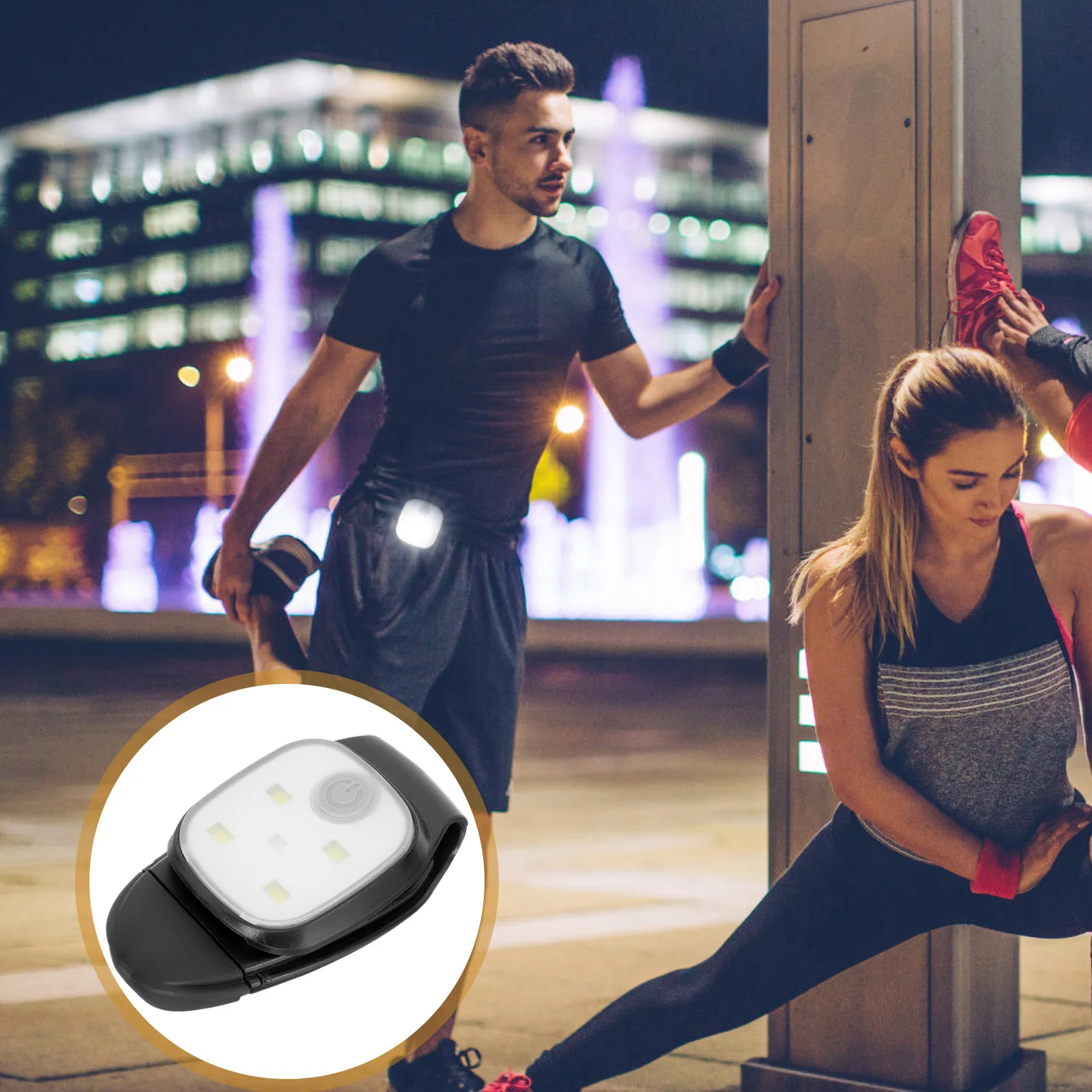 ไฟฉาย LED แบบชาร์จได้ 2 ชิ้น สำหรับวิ่งกลางคืน ใช้กลางแจ้ง ตั้งแคมป์ ตกปลา พกพาสะดวก ใช้ในกรณีฉุกเฉิน ทำงานกลางแจ้ง