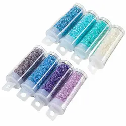 2mm Glass Beads Inside Dyed Colors With AB Creamy White 1200pcs/Tube Bead Clothing Accessories Handmade Sewing Gifts