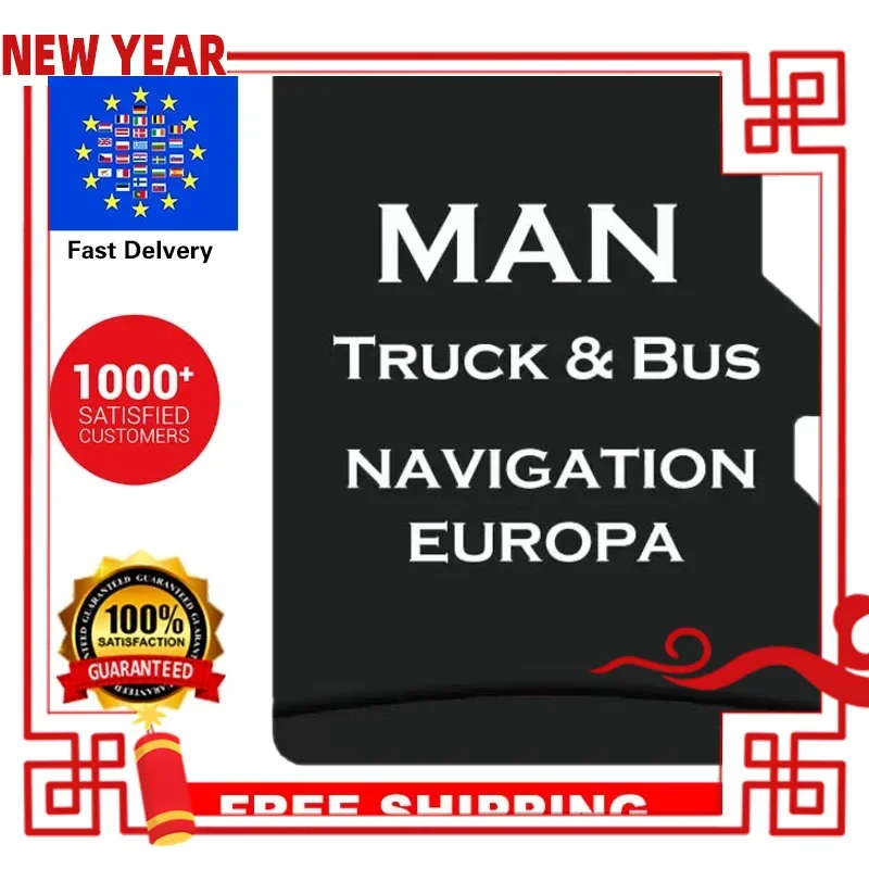 

Navi for MAN Truck Bus 2016-2020 Vehicle TF Card GPS Europe Turkey UK Maps Update Latest Data Navigation System